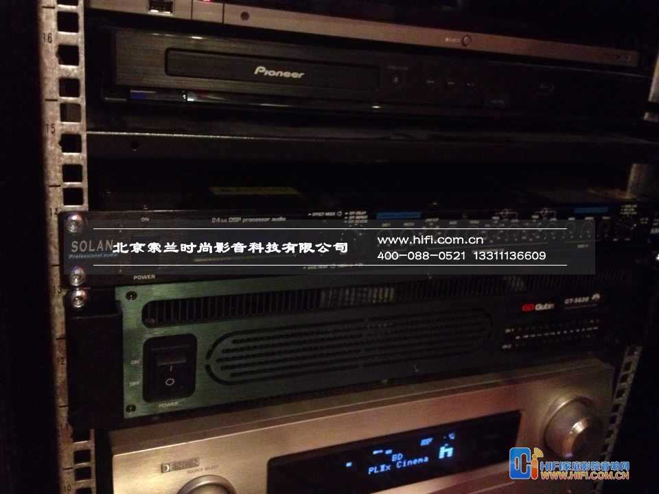 中海尚湖看不到声学处理的视听室设计案例(续) 家庭影院音响设备