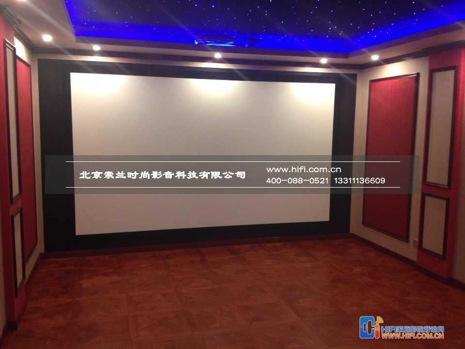 中海尚湖看不到声学处理的视听室设计案例(续) 家庭影院设计案例