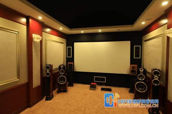 为CAV音响公司建立蓝景丽家视听室演示间工程纪实 家庭影院体验间