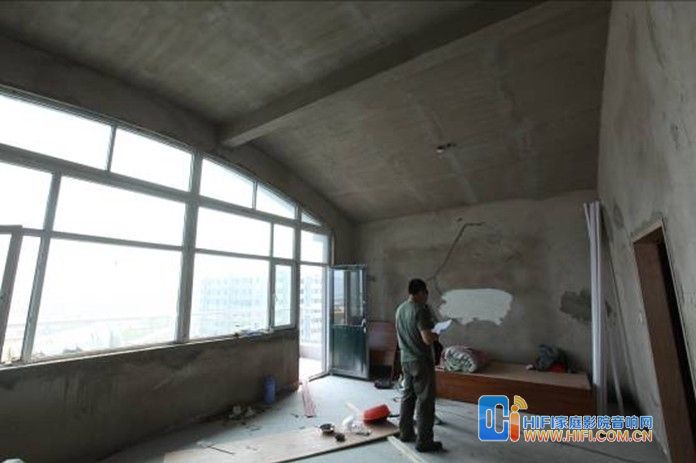 索兰影音山西长治圆弧顶家庭影音室设计装修纪实 索兰影音山西长治圆弧顶家庭影音室设计装修纪实