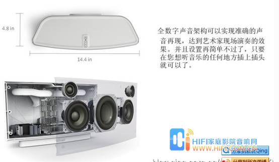 Sonos WI-FI无线多房间音乐系统 sonos无线背景音乐系统
