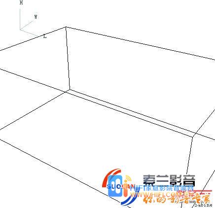打造优异视听空间的要素,家庭影院视听空间比例与大小 房间大小模拟图