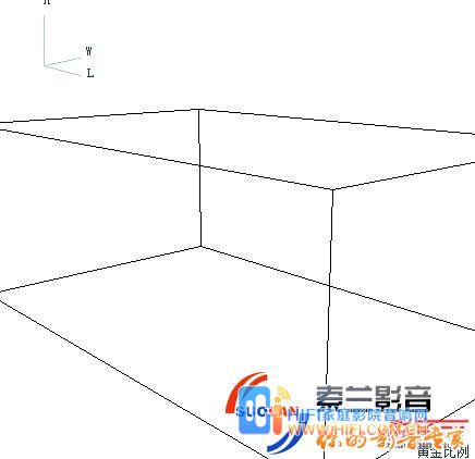 打造优异视听空间的要素,家庭影院视听空间比例与大小 房间大小模拟图