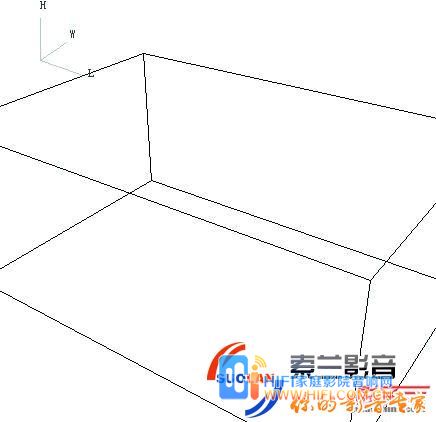 打造优异视听空间的要素,家庭影院视听空间比例与大小 房间大小模拟图