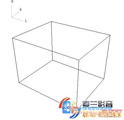 打造优异视听空间的要素,家庭影院视听空间比例与大小 房间大小模拟图