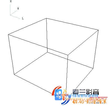 打造优异视听空间的要素,家庭影院视听空间比例与大小 房间大小模拟图